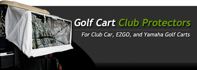 Golf Cart Golf Club Protector for Club Car, EZGO, and Yamaha Golf Carts