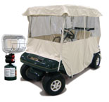 Golf Cart Heater Enclosure Combination Package
