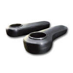 GTW Mach-Madjax Genesis 150 - GTW Black Armrest Cushions for Rear Flip Seats