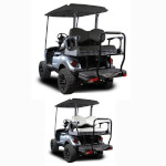 MadJax Genesis 300 Aluminum Rear Seat Kit with Deluxe Cushions for Yamaha Drive
