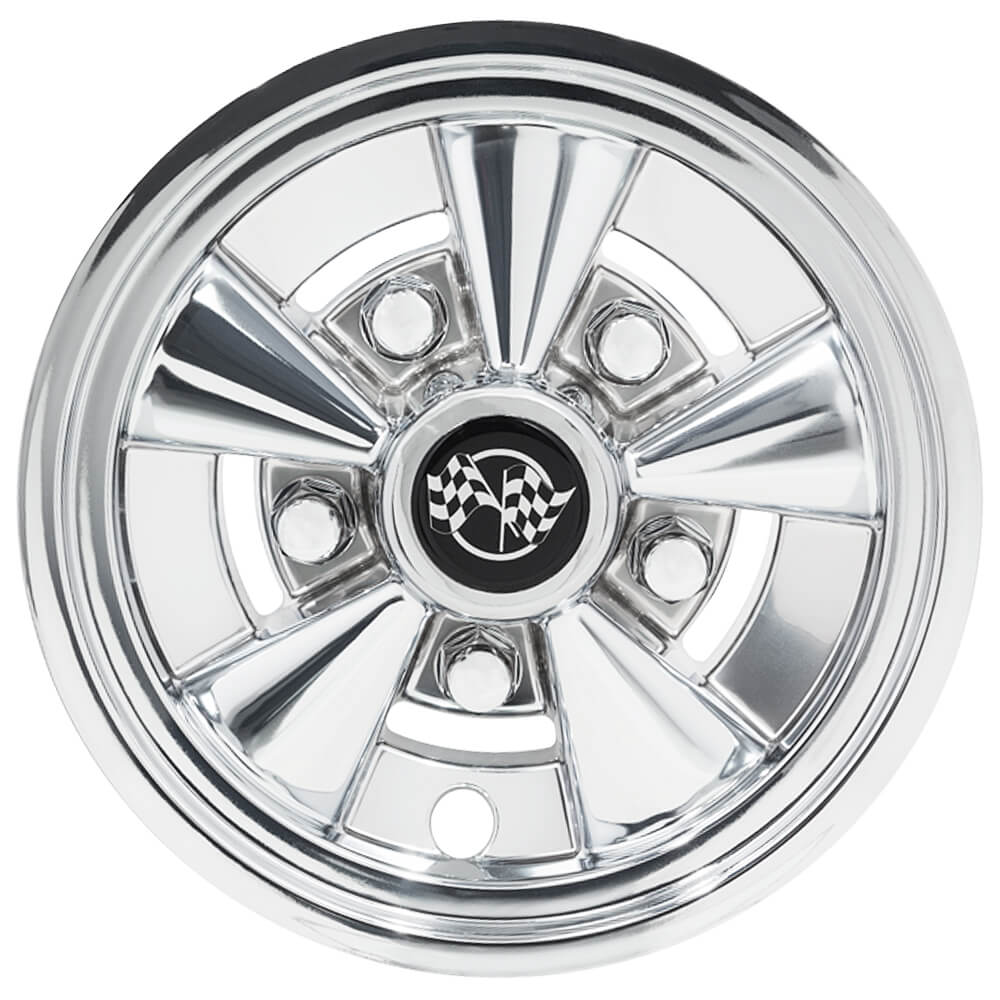 Rally Classic Chrome Wheel Cover from Buggies Unlimited