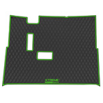 Xtreme Front Row Floor Mat for EZGO S4 - Green Trim