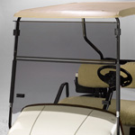 EZGO Express S6-L6 - RedDot Tinted Short Stop Folding Windshield