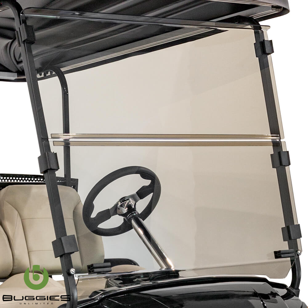 Buggies Unlimited Club Car DS Impact Resistant Fold Down Windshield Fits 1982-2000.5