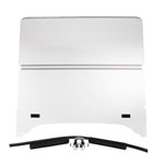 RedDot Clear 1/ 4” Folding Windshield for EZGO TXT with Storm Body Kits and 3/ 4” Roof Supports