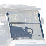 RedDot Clear Impact modified Folding Windshield for Denago Rover XL