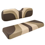 2004-Up Club Car Precedent - Red Dot Mocca Convoy and Sandbar Blade Front Seat Cover