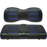 2007-Up Yamaha G29-Drive-Drive2 - Buggies Unlimited Blue and Carbon Prism Seat Covers