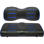 2004-Up Club Car Precedent-Tempo - Buggies Unlimited Blue and Carbon Prism Seat Covers