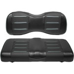 2004-Up Club Car Precedent-Tempo - Buggies Unlimited Silver and Carbon Prism Seat Covers