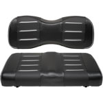 GTW Mach Series Rear Seats - Buggies Unlimited Gray and Carbon Prism Seat Covers