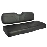 2000.5-Up Club Car DS - Red Dot Blade Black Trexx and Carbon Front Seat Cover