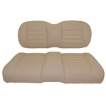 EZGO RXV Premium OEM Style Front Replacement Light Beige Seat Assemblies (Fits 2008-Up)