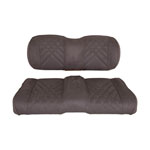 2008-Up EZGO RXV RedDot Premium Pewter Suede Front Seat