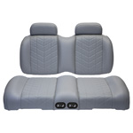 Aviator Graphite Front Seat Cushions with Thermaflex for EZGO TXT, RXV, & MadJax XSeries