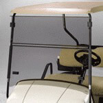 EZGO ST350-ST Sport 2 - Tinted Folding Windshield