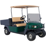 EZGO ST350 - Red Dot Tinted Folding Windshield