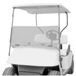 EZGO ST Sport 2+2 - RedDot Clear Folding Windshield