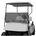 EZGO ST Sport 2+3 - Red Dot Tinted Folding Windshield