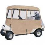 4-Sided 2-Passenger Soft Enclosure - Tan