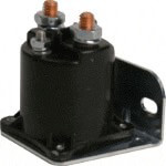 1979-94 EZGO - 12-Volt 4-Terminal Silver Solenoid