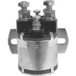 24-Volt 4-Terminal Silver Solenoid (Fits Taylor-Dunn Models)