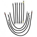 2000-Up Club Car DS IQ - 600-Amp 4-Gauge Weld Cable Set