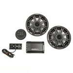 Kicker Weatherproof Audio Kit with Amplified Controller and Bluetooth