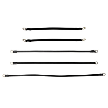 BuggiesUnlimited.com; 6-Gauge Battery Cable Set for 1986.5-1994 EZGO Marathon
