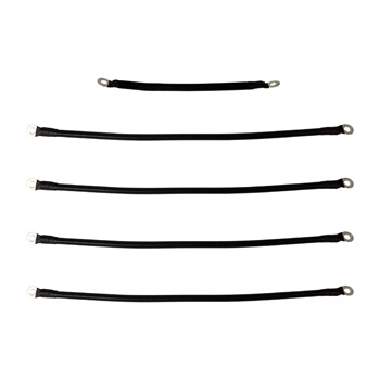 BuggiesUnlimited.com; 4-Gauge Battery Cable Set for 1994.5-Up 48V EZGO TXT