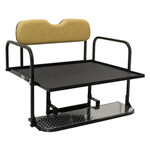 GTW Mach2 Aluminum E-Z-GO TXT/ T48 Tan Rear Flip Seat (Fits 1996-Up)