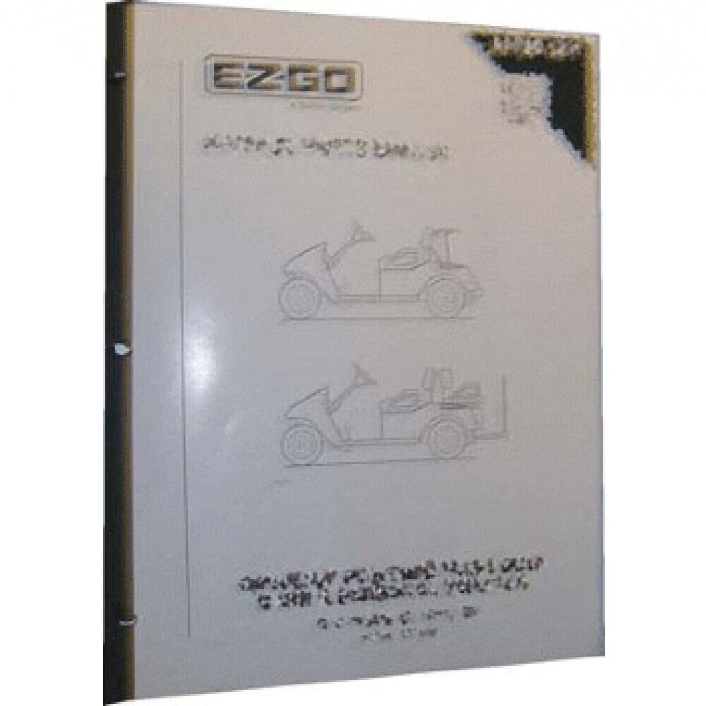 E-Z-GO Gas golf cart Service Manual (Fits 1983) | BuggiesUnlimited.com