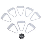 GTW Nemesis White Wheel Inserts - 14 Inch