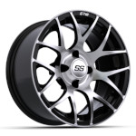 GTW Pursuit machined and Black Wheel - 14 Inch