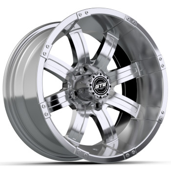 BuggiesUnlimited.com; GTW Tempest Chrome Wheel - 12 Inch