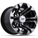 GTW Specter Machined & Black Wheel - 10 Inch