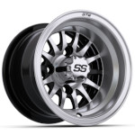 GTW Medusa Machined and Black Wheel - 10 Inch