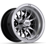 GTW Medusa Machined & Black Wheel - 10 Inch