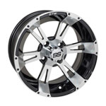GTW Yellow Jacket Machined and Black Wheel - 12 Inch