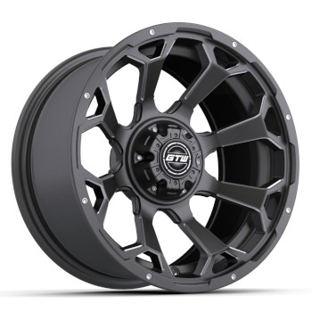 BuggiesUnlimited.com; GTW Raven Matte Grey Off-Road Wheel - 14 Inch