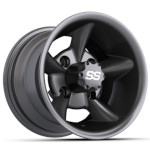 GTW Godfather Matte Gray Wheel - 10 Inch