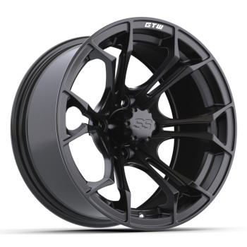 BuggiesUnlimited.com; GTW Spyder Matte Black Wheel - 14 Inch