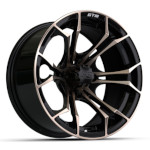 GTW Sypder Matte Black and Bronze Wheel - 14 Inch