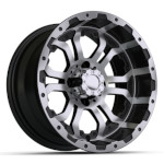 GTW Omega Machined and Black Wheel - 14 Inch