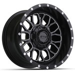 GTW Helix Black & Machined Wheel - 12 Inch