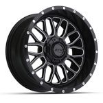 GTW Helix Black & Machined Wheel - 14 Inch