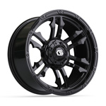 GTW Shogun Gloss Black Wheel - 15 Inch