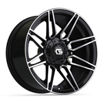 GTW Stealth Gloss Black/ Machined Wheel - 14 Inch