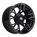 GTW Vandal Matte Black/ Machined Wheel - 14 Inch