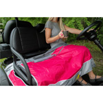 Classic Accessories Silver and Pink Portable Seat Blanket